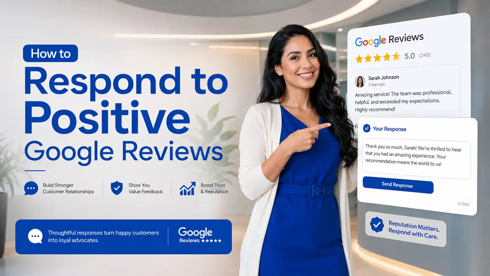 Professional tips for responding to Google reviews effectively.