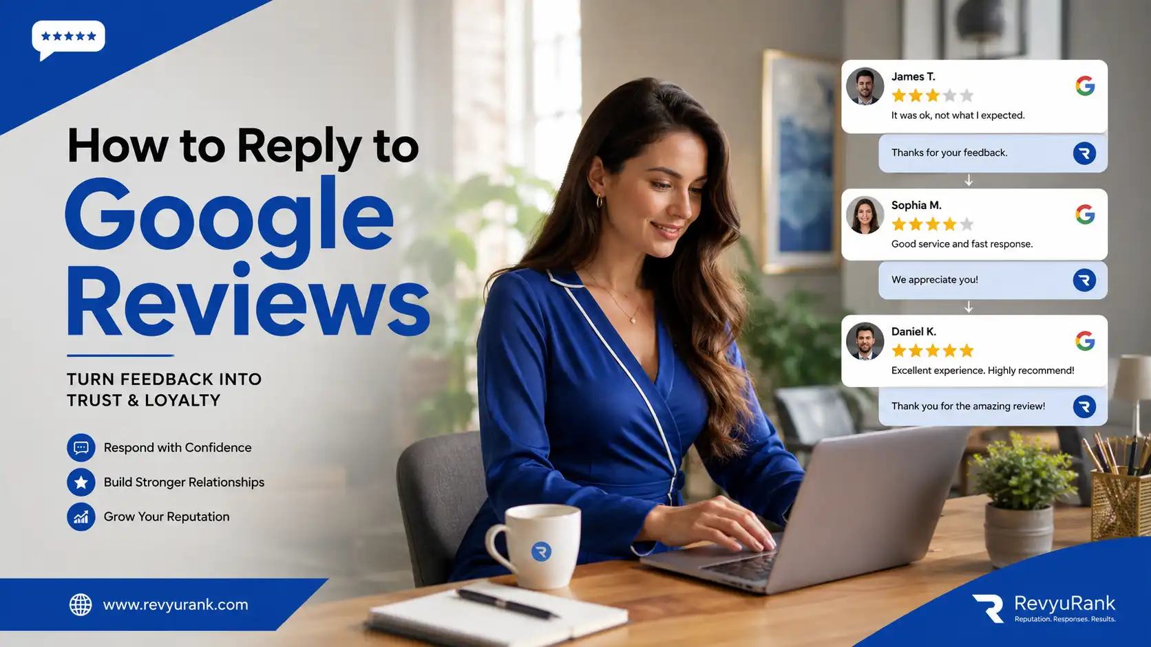 How to respond to Google reviews to improve customer trust.