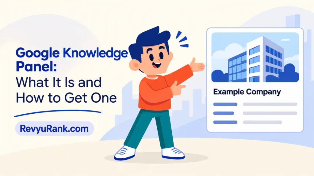 Example of a Google Knowledge Panel appearing on the right side of desktop search engine results pages