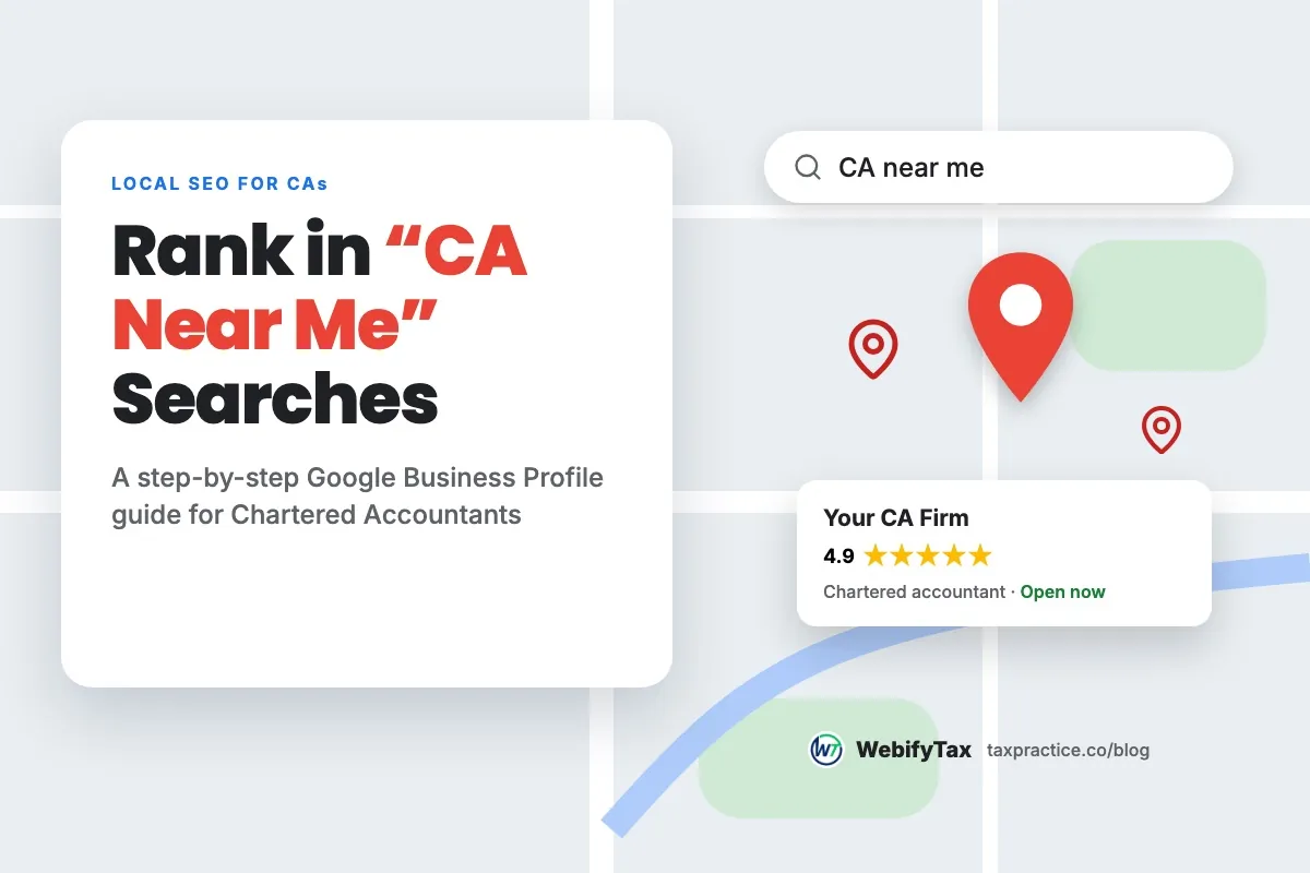 Nearby storefront and location marker illustrating local search ranking