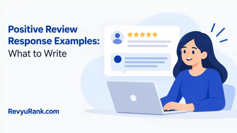 Positive review response examples and tips on what to write to customers