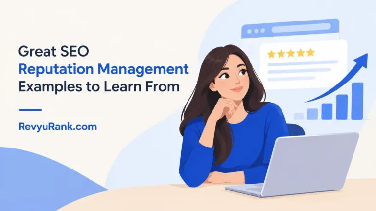 Great SEO reputation management examples demonstrating online brand perception strategies