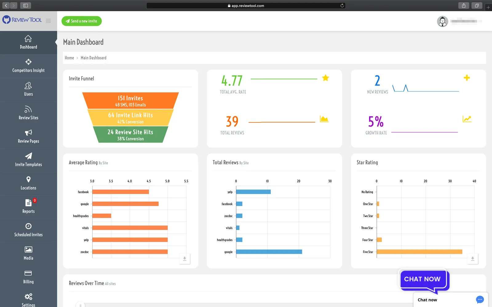 Small business owner viewing unified review management tools at a shop counter