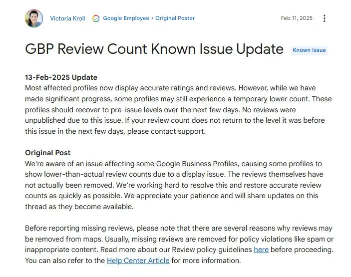 Tablet and phone showing different views of the same business review page.